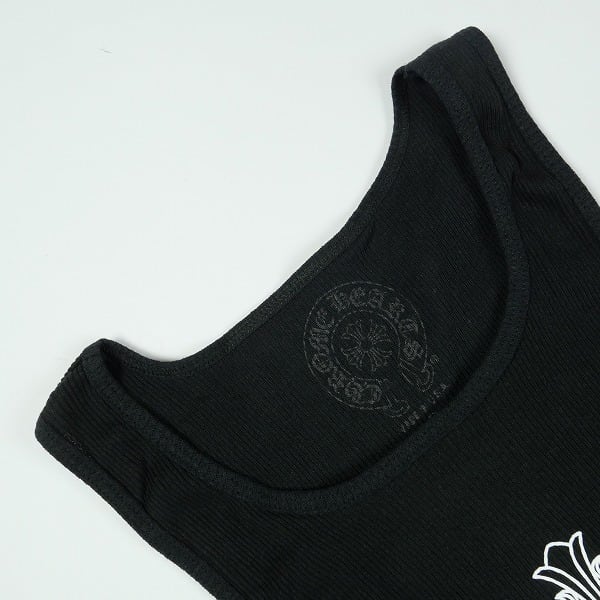 Size【M】 CHROME HEARTS クロム・ハーツ HAIRY CROSS RIB TANK BLACK