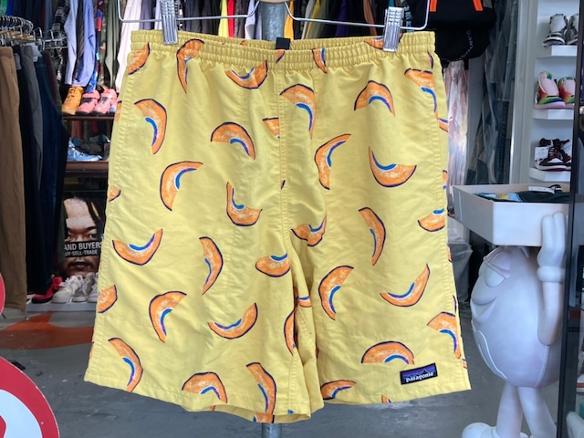 patagonia BAGGIES LONG 7inch SURFBOARD YELLOW/MELONS SMALL