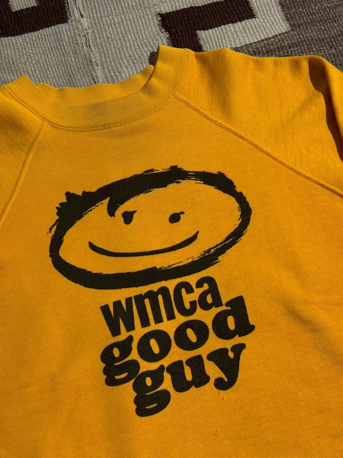 VINTAGE 60's WMCA GOOD GUY SWEATSHIRT | vintage clothing twoface