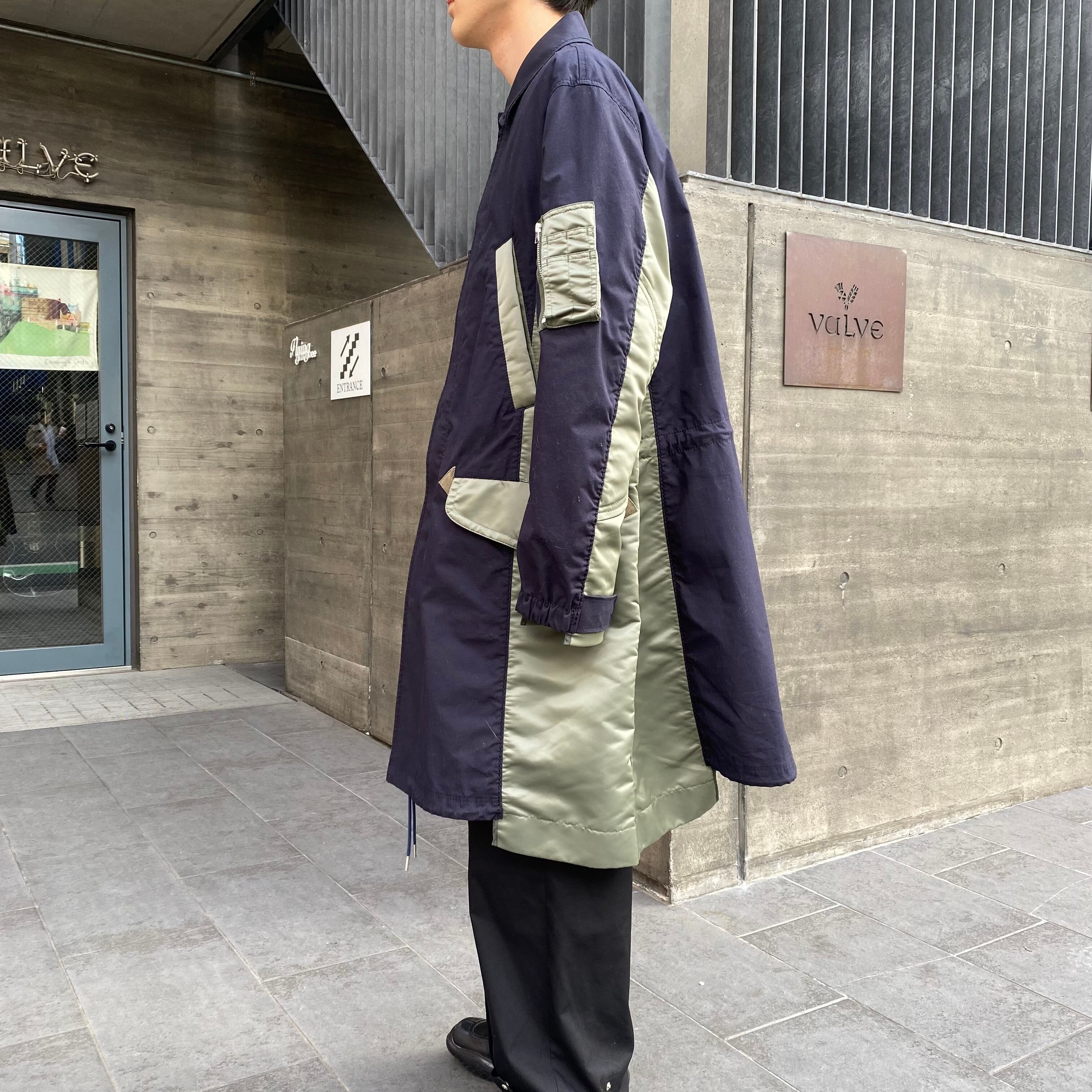 中古・古着通販】sacai (サカイ) MA-1 ドッキングコート グレー サイズ 