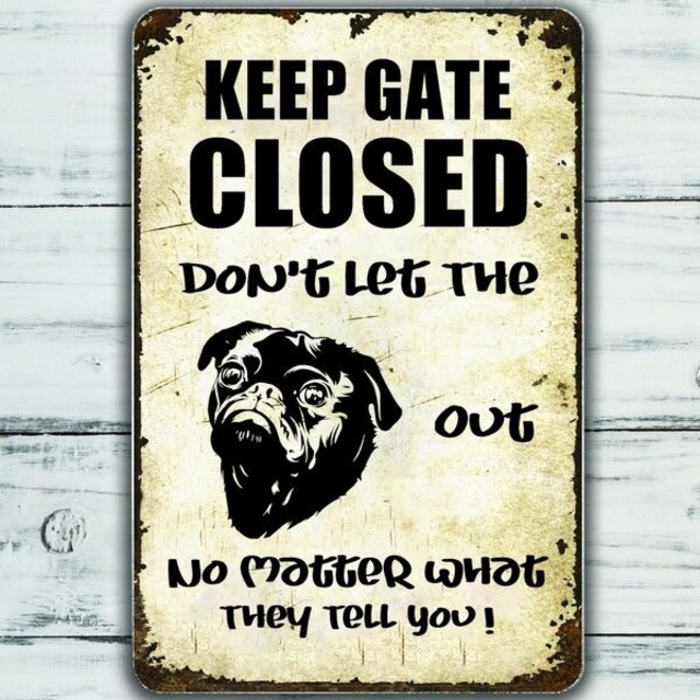 Wall decoration  -keep gate closed-　　dc-32