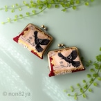 ほどよいお財布 Red Raven