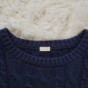 【USED】GU　セーター　ネイビー