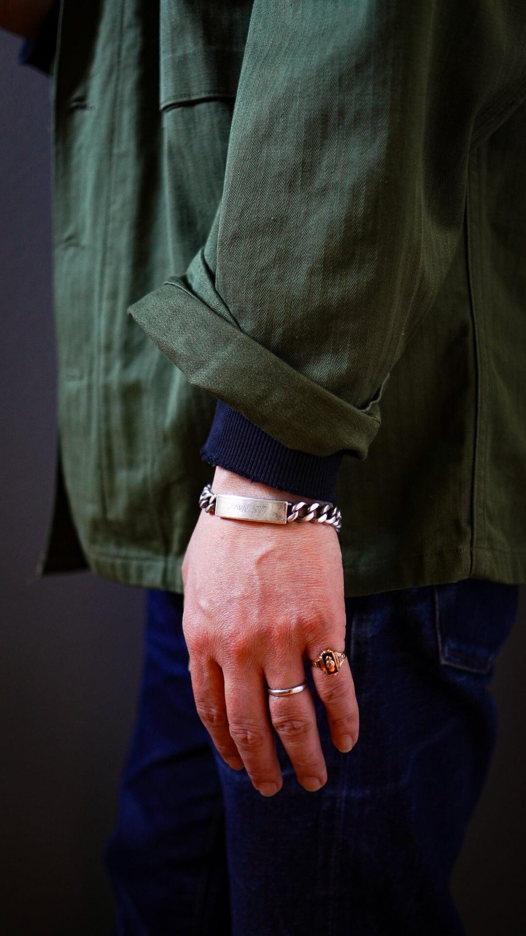 1940s】BALFOUR バルフォア U.S. Navy WWII ID ブレスレット 1940s】BALFOUR バルフォア U.S. Navy WWII ID ブレスレット