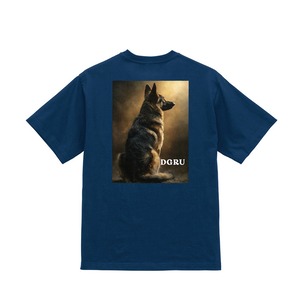 ジャーマン・シェパード　バックデザインTシャツ