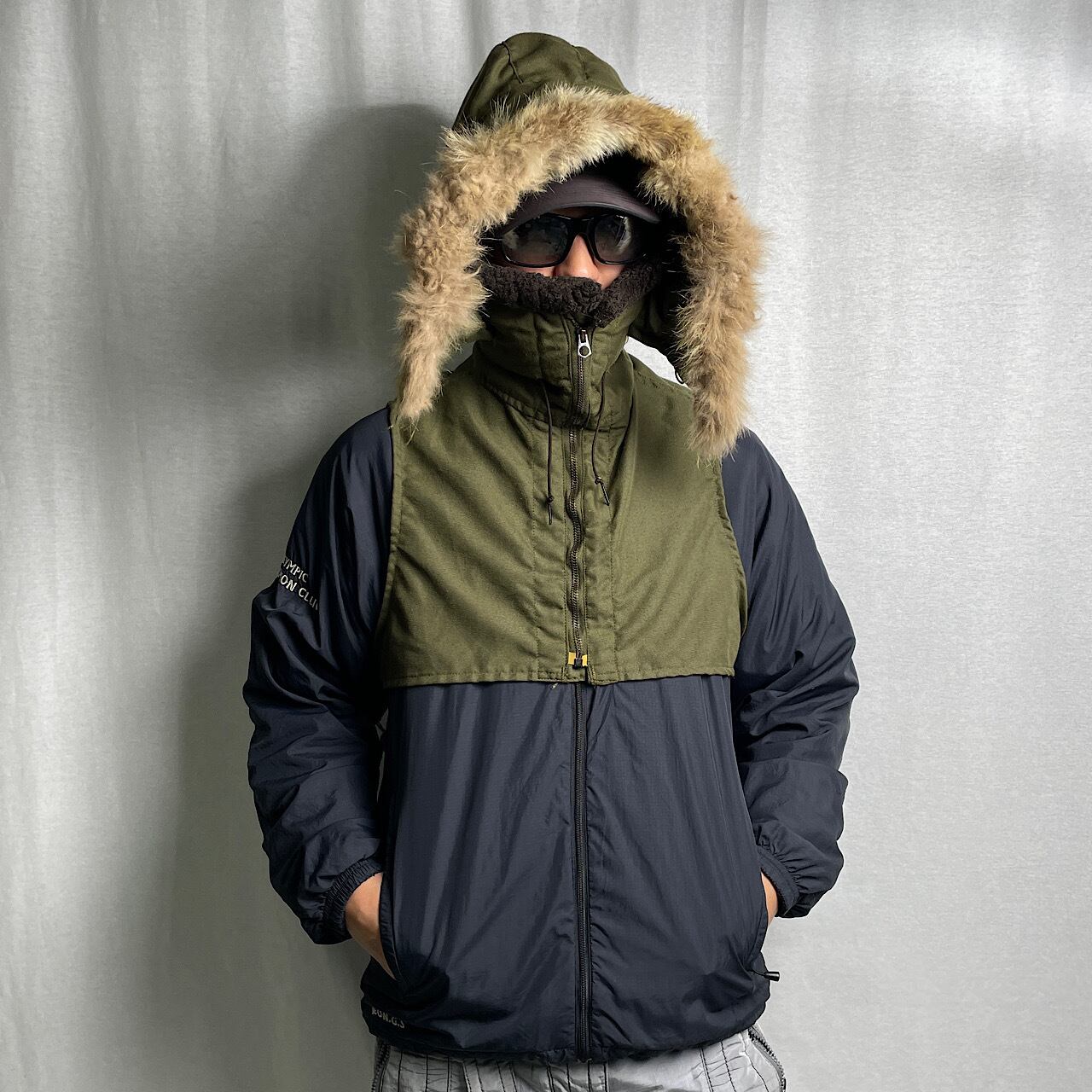 71年納品 U.S.NAVY 米軍実品 WEP ミリタリーフードベスト NOMEX 古着 
