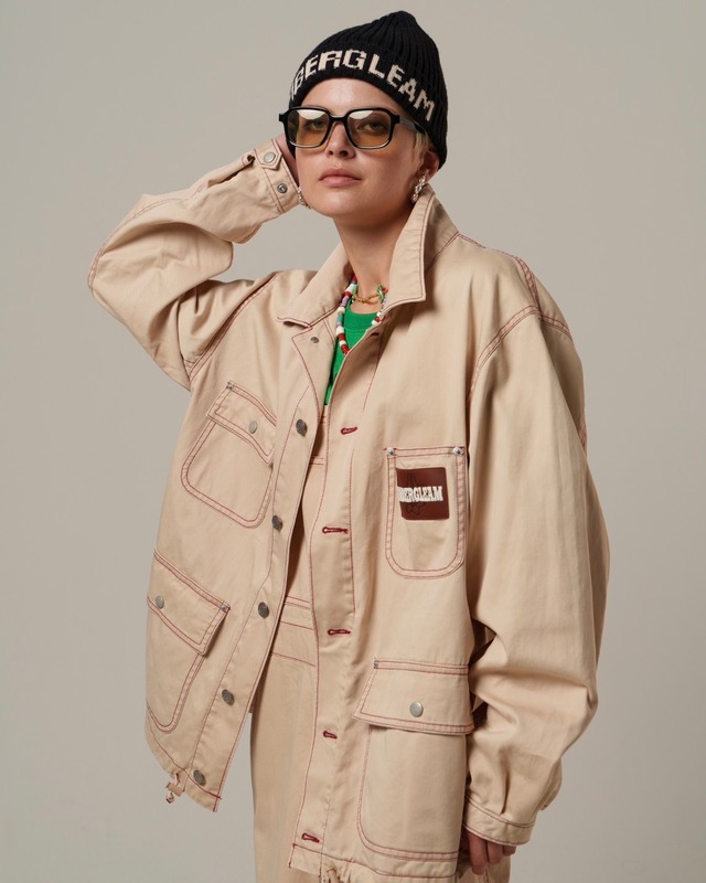 【Release 10.8 Wed】Coverall Jacket / Light Beige