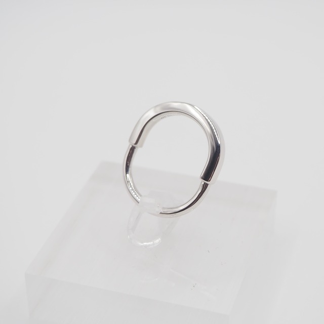 Tiffany&Co. 約14号 ロック リング  K18 ホワイトゴールド ティファニー