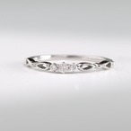 ダイヤモンド ピンキーリング pt900 / 0.050ct