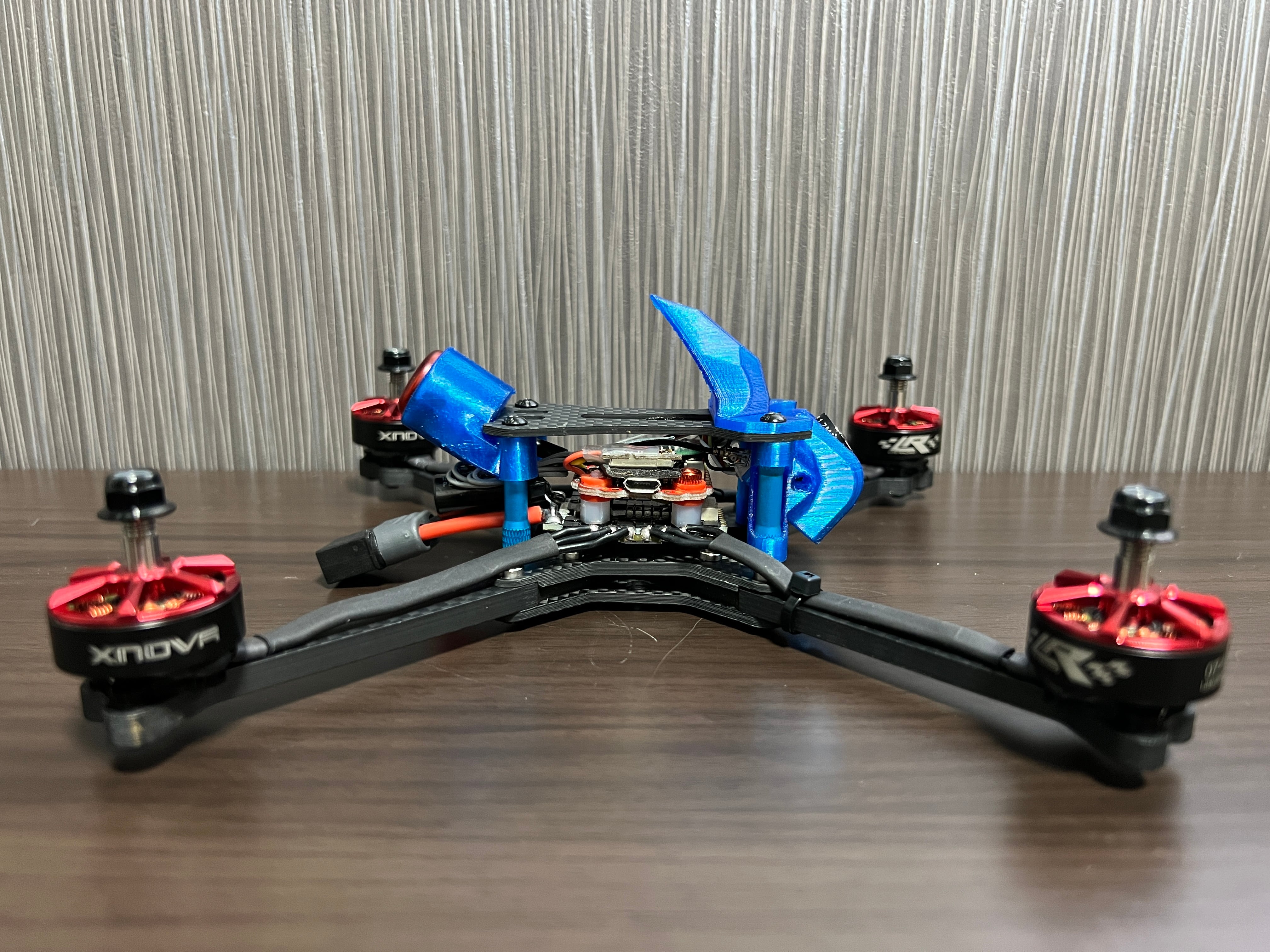完成機⑤】さめぇドローン＠レース6S仕様_ブルー | 【FPVドローン