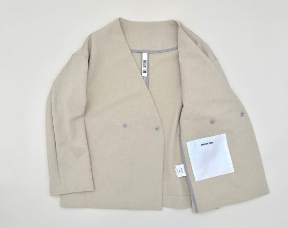 MOUN TEN.(マウンテン)/ polyester canapa jacket / sand ...