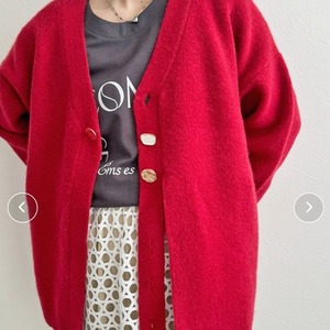 レルビエ lehlbie  アソート釦ニットカーディガン