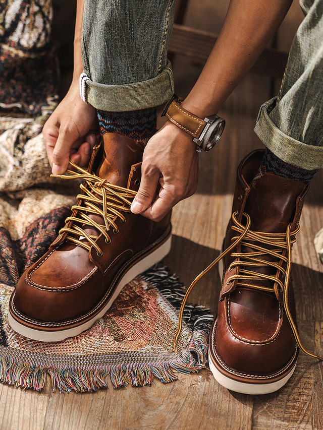 Work High-Cut Boots Shoes【L0499】
