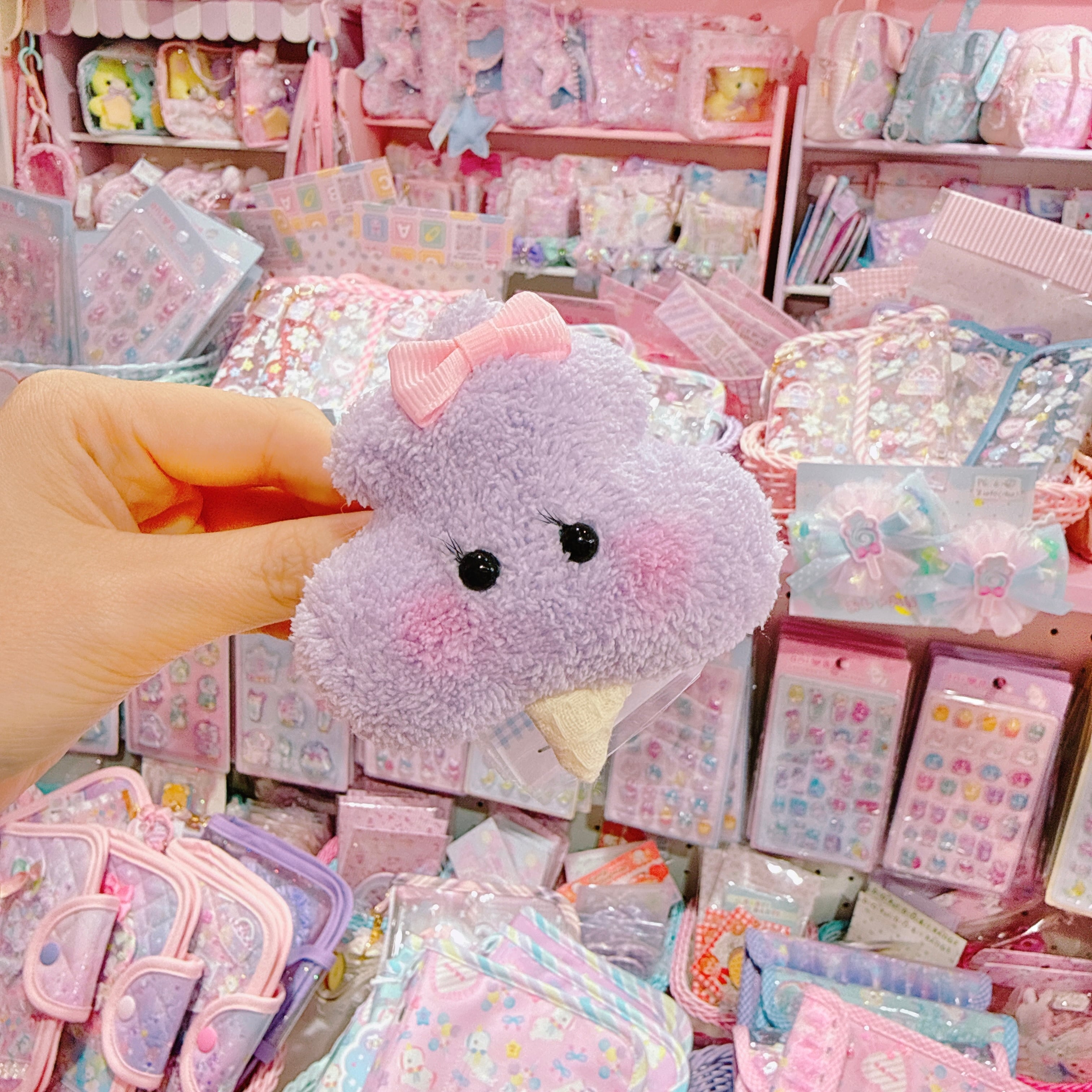 【A10】14-9ソフトクリームのうんぴいヘアゴム