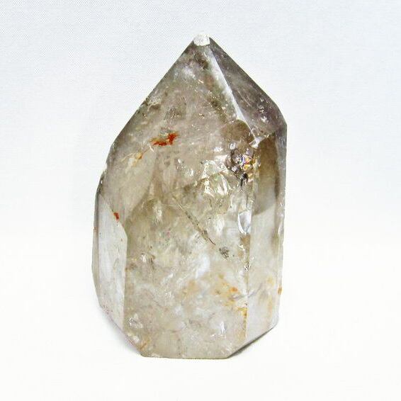 スモーキークォーツ 六角柱 煙水晶 虹入り 152-1795