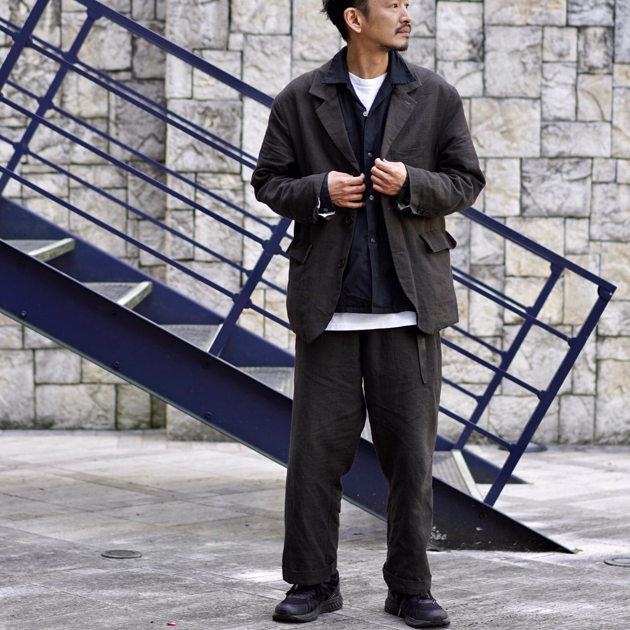 EVAN KINORI(エヴァン キノリ) / Three Button Jacket-Wool EVAN KINORI(エヴァン キノリ) / Three Button Jacket-Wool