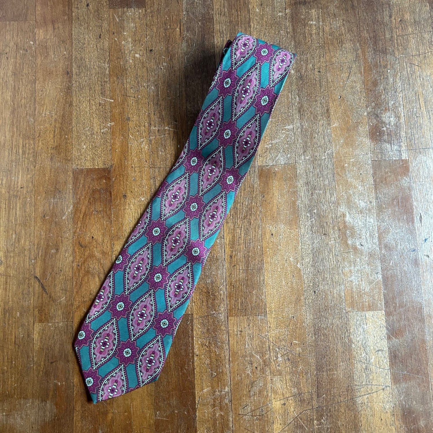 Guy Laroche ペイズリー柄ネクタイ France [C2779] | 古着屋