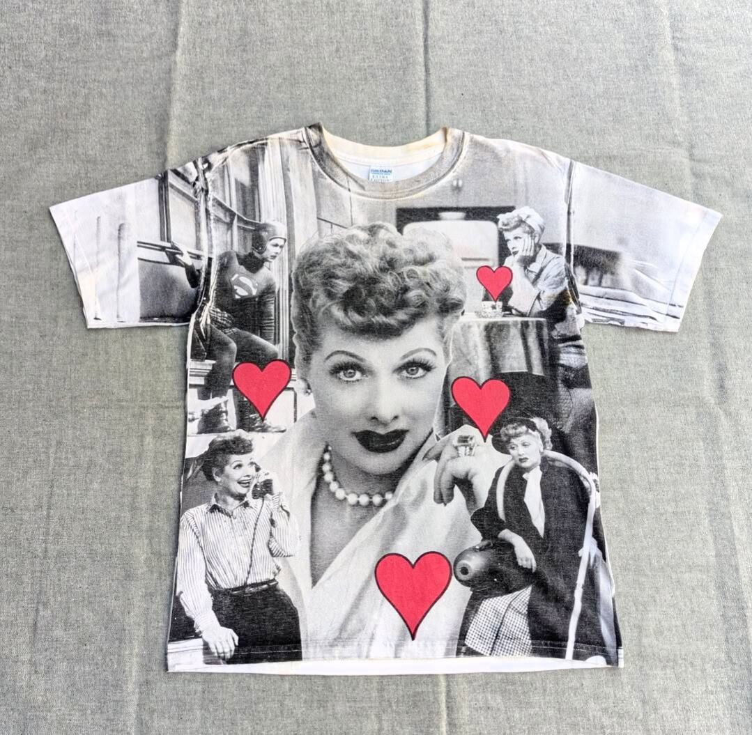 90s I love lucy " lucille ball " tee 小岩店
