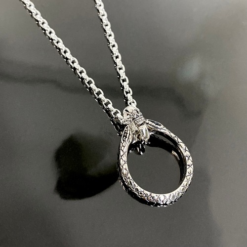 HORSESHOE:SNAKE NECKLACE / スネークホースシューネックレス