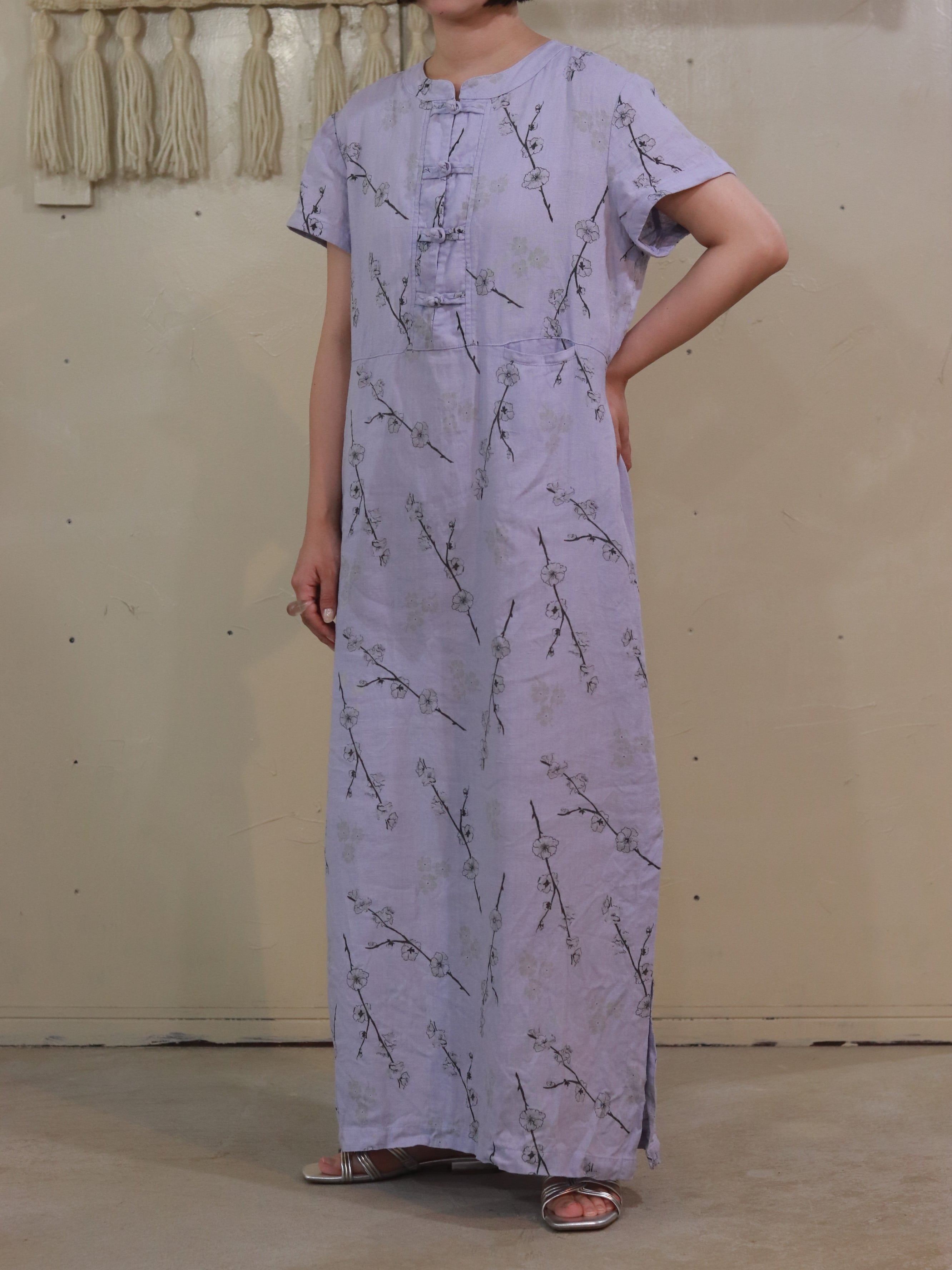 LAVENDER LINEN DRESS