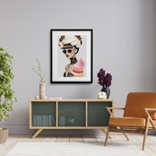 Sweetest Woman ⅲ｜スイーツ×女性の新感覚ポップアートポスター｜遊び心とスタイルを両立したデザイン｜A2ポスター