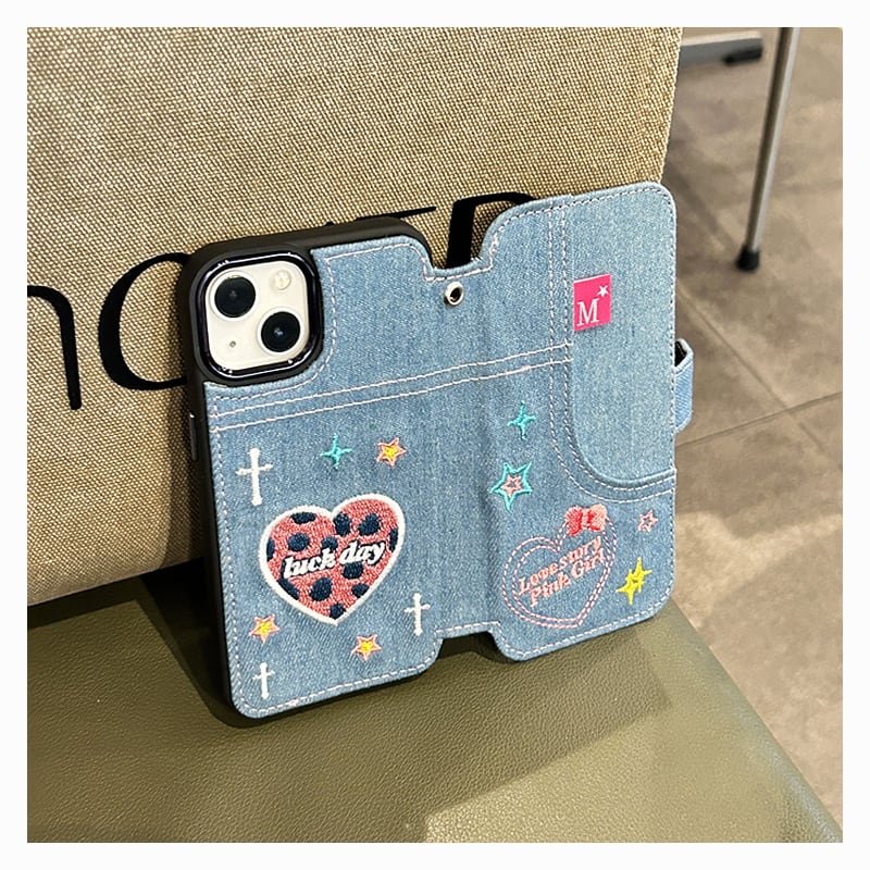 手帳型 iPhone15 Pro Maxケース デニム風 iPhone15Proケース 手帳型 iPhone15 Pro Maxケース デニム風 iPhone15Proケース