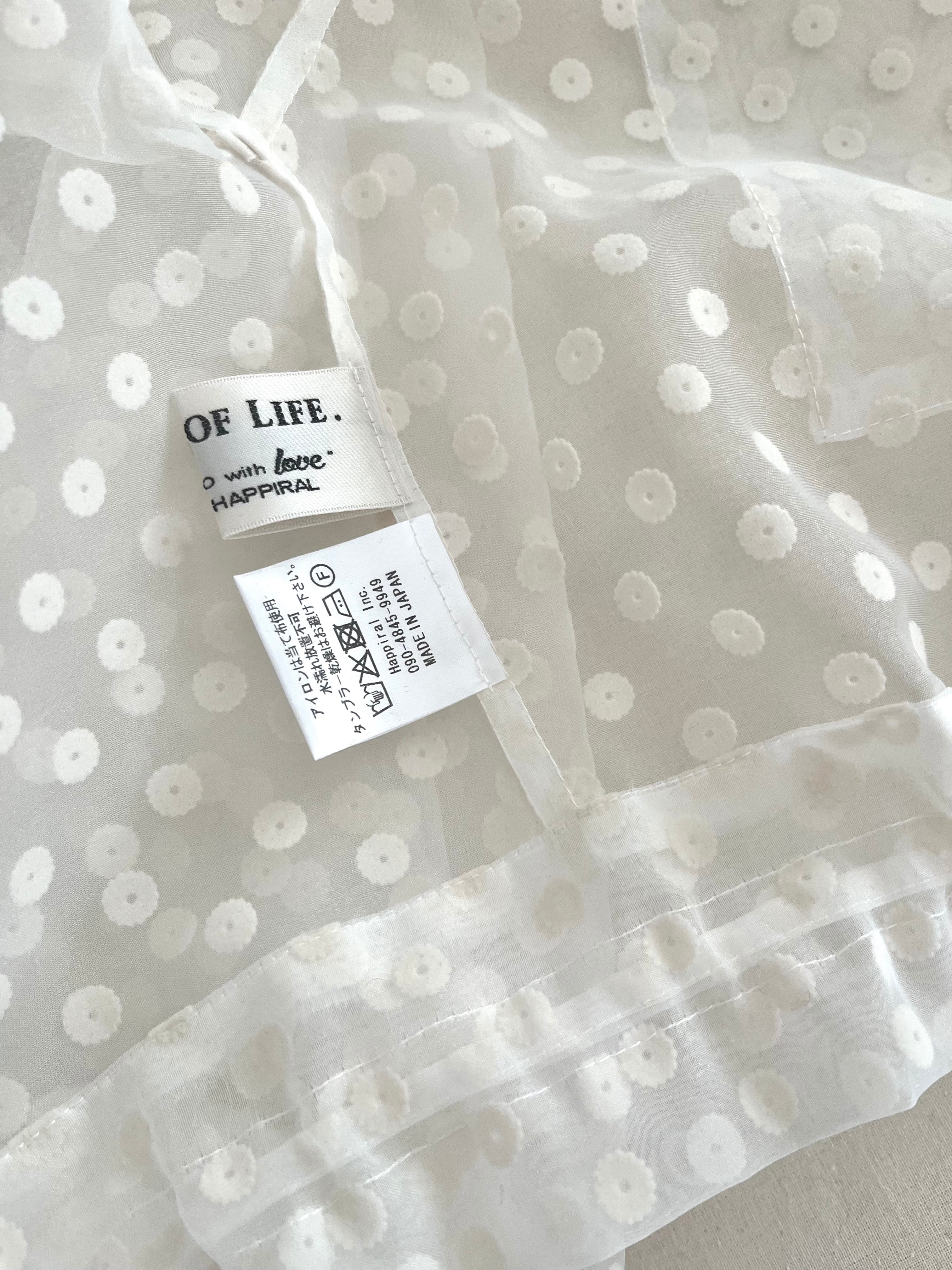 【2026新作】シアーブルゾン　フロッキードット