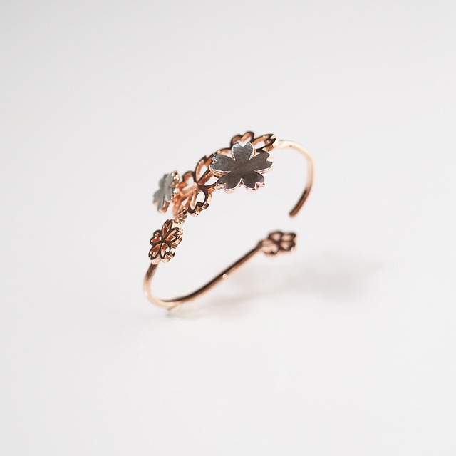 Sakura Blossom *〜桜のイヤーカフ〜* L (silver×pink gold)