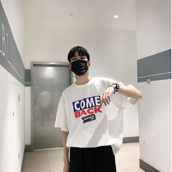 全3色 シンプル カジュアル ロゴ 英字 プリント メンズ Tシャツ