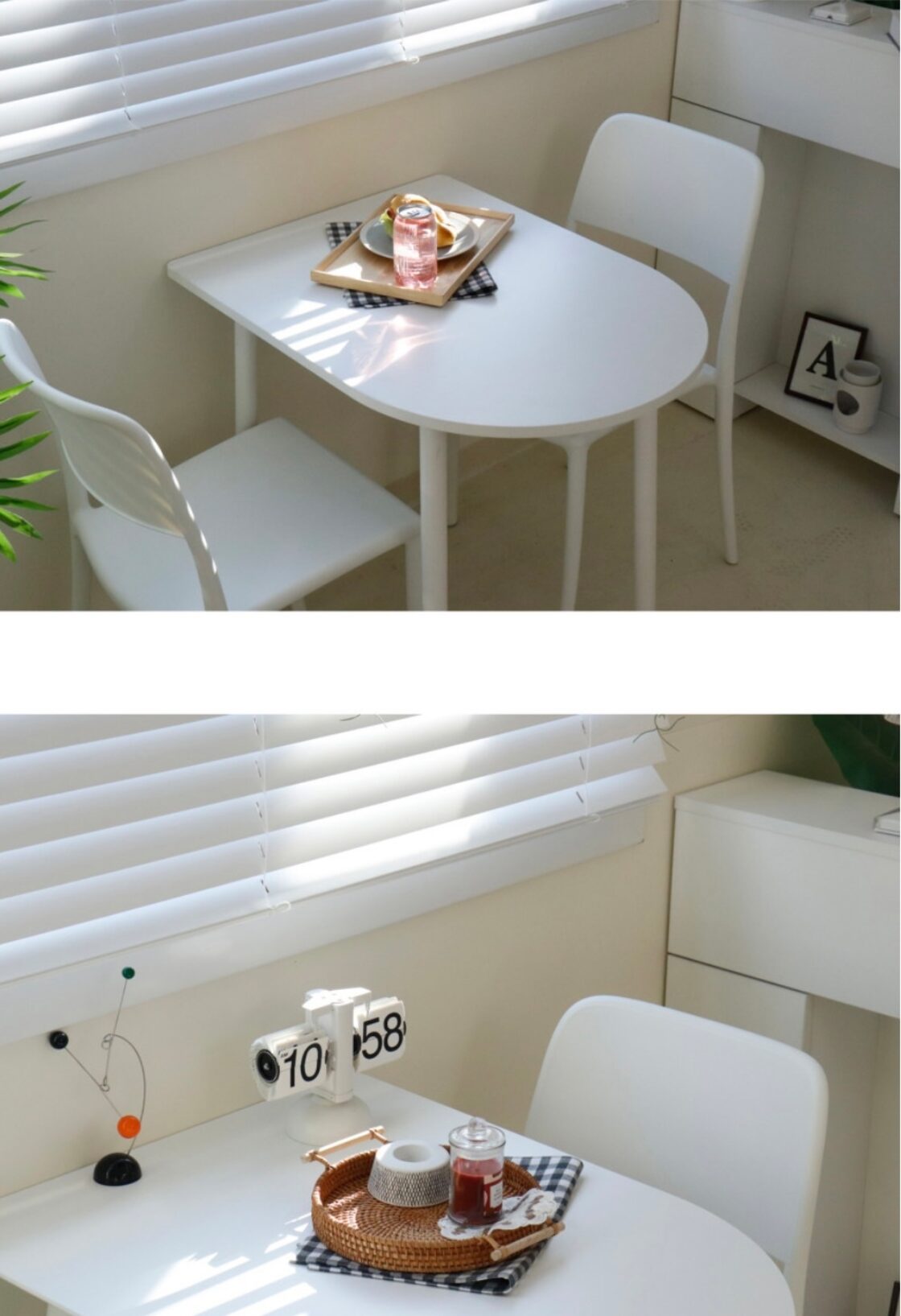DD half moon table 800 / ハーフムーン ウッド ハーフラウンド 