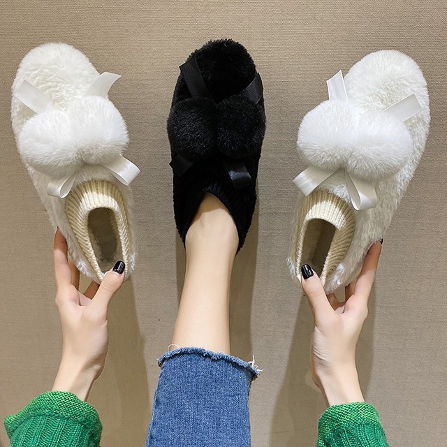 ウィンターリボンレッド 靴 シューズ 大人ガーリー スウィート キュート カジュアル 冬物 フェイクシューズ21737714786