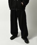 ATELANE Rayon Mix Ponte Tuck Easy Pants (BLK) 26A-18070