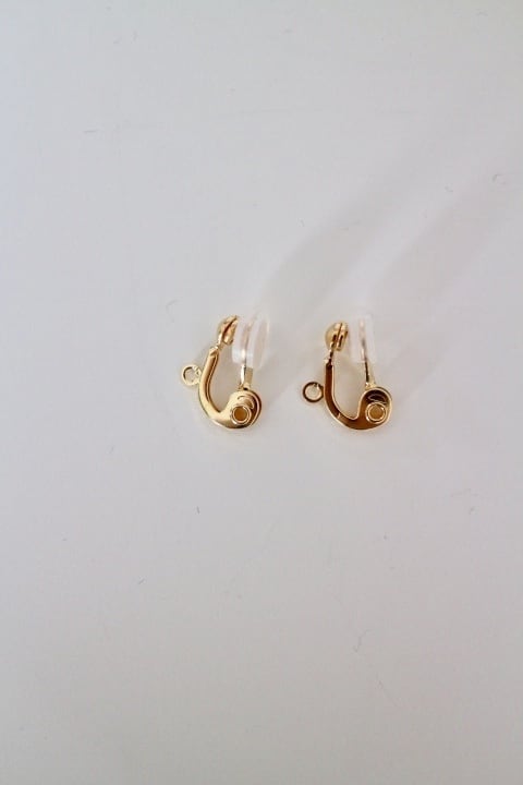 bicolor asymmetry silk bonbon pierce・earrings