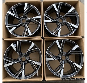 1点限り 19インチ SPORT 5 スポーク STYLE ホイールセット ボルボ S60 XC40 XC60 19X8 オフセット45 　-BRN-1049★