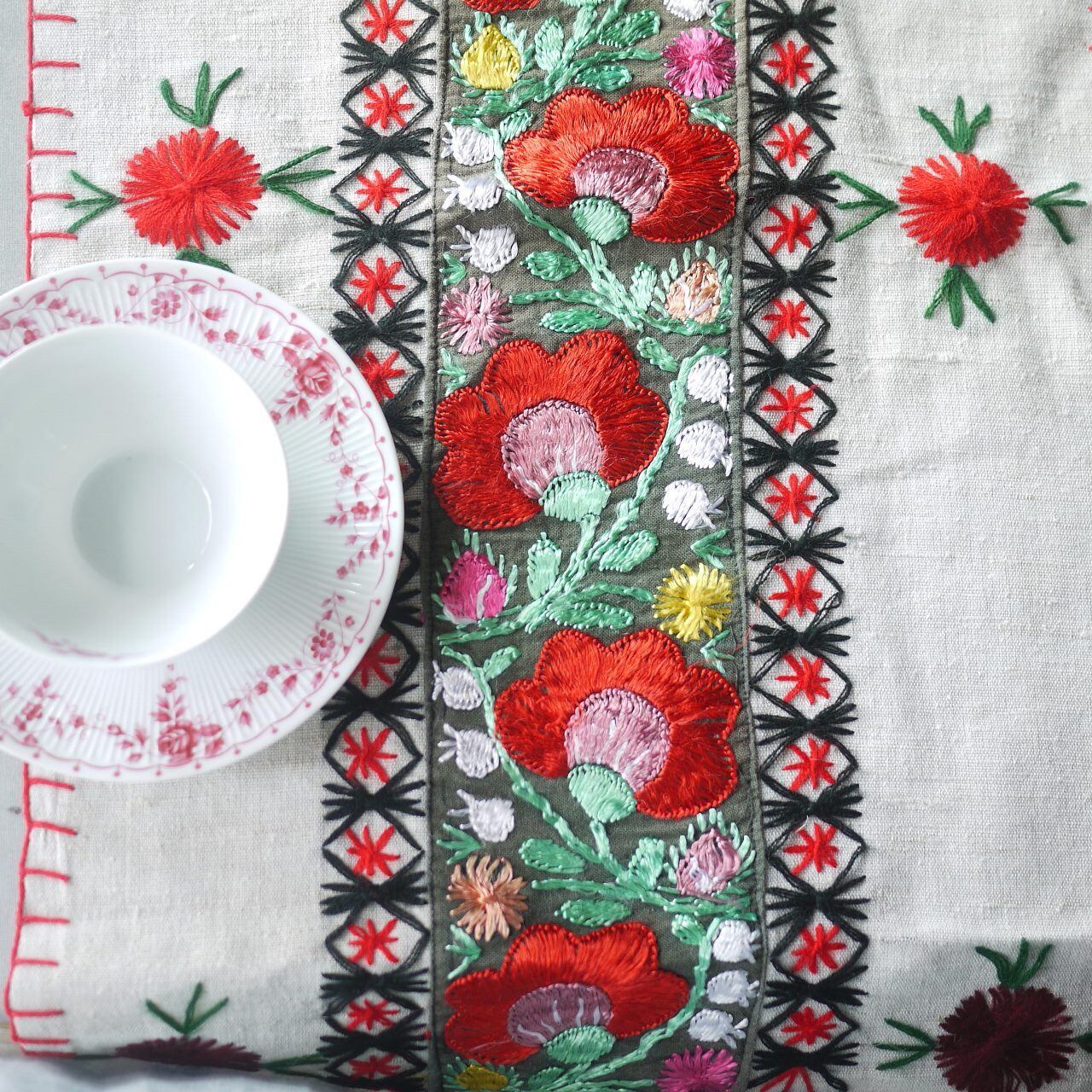 赤いテーブルライナー ウクライナ?