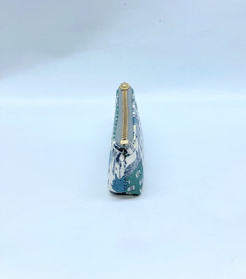 印鑑ポーチ　ミニポーチ　黒猫の散歩｜とりさん工房ーかわいいハンドメイドポーチ