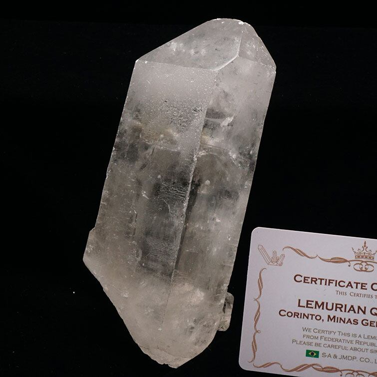 レムリアンシード 水晶 原石 セルフヒールド ブラジル ミナスジェライス州 コリント産 証明書付属 一点物 281-210