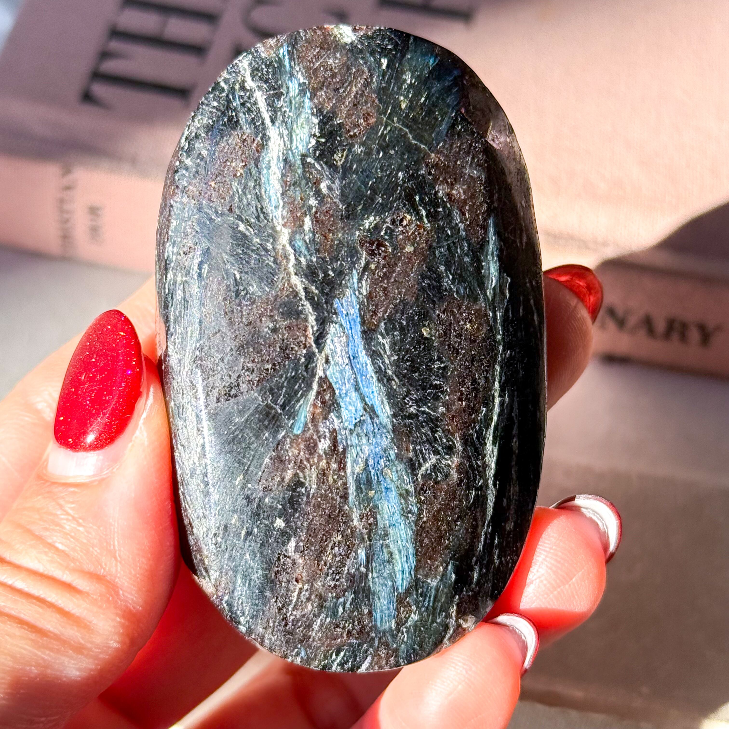 Arfvedsonite & Garnet 3 ✧ アルベゾナイト & ガーネット (共生)