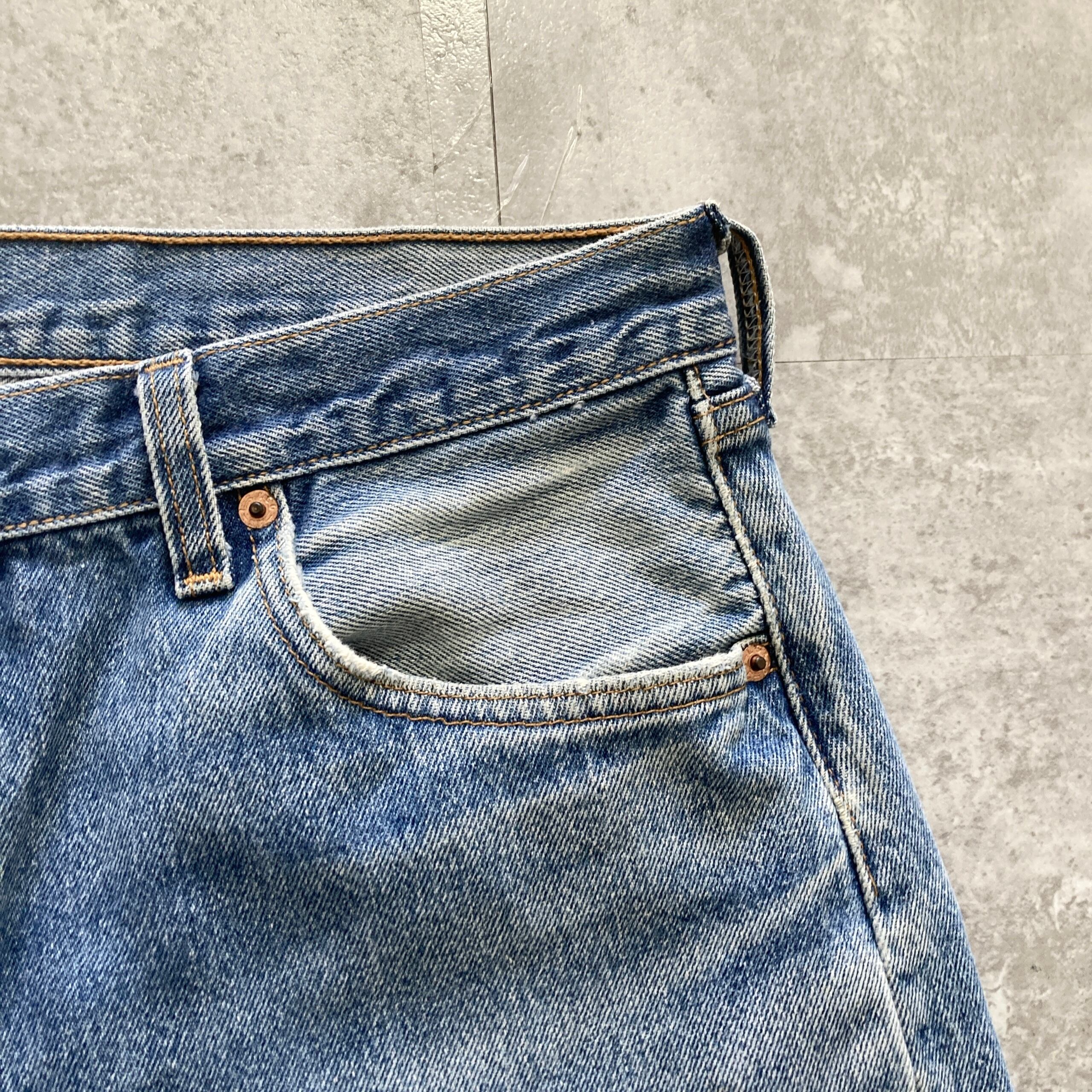 W38 L34】90s US.Levis 501 リーバイス ボールドウィン工場(653