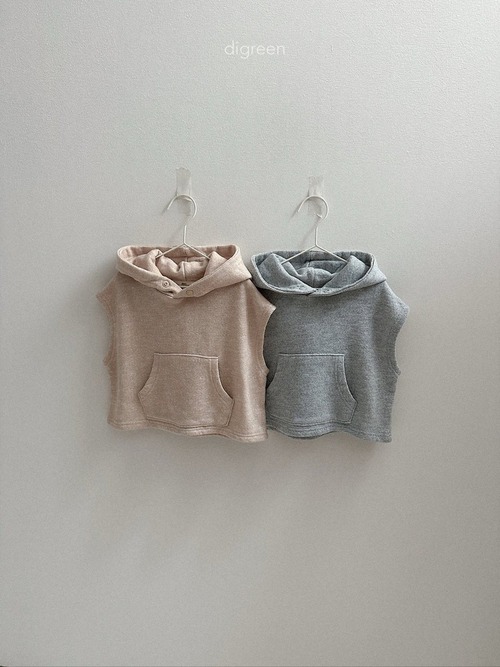 〘予約〙digreen / woody hooded vest