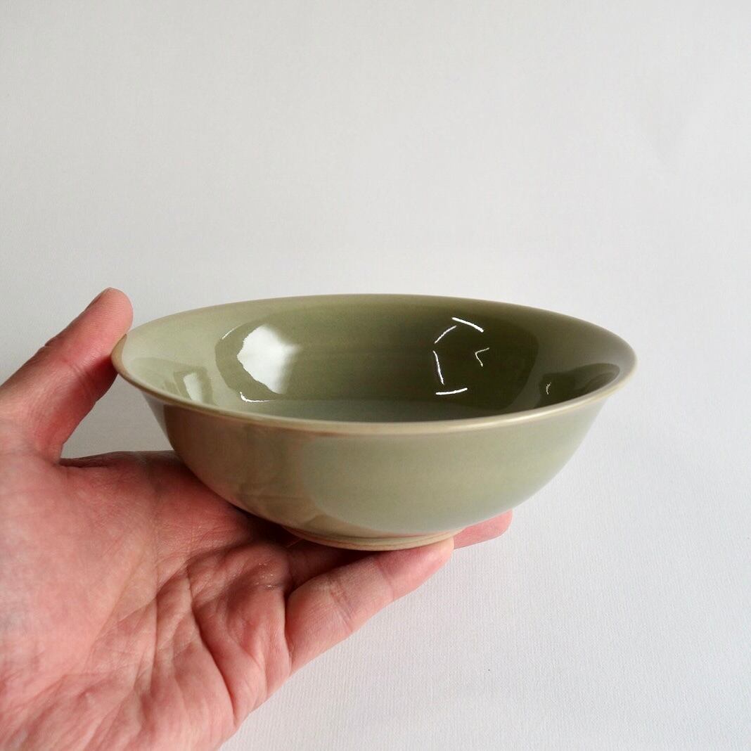 鶯青磁サラダボウル | 茂正工房(梶原茂正・梶原大敬)