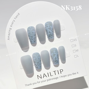 NK3158 ネイルチップ サイズXS/S/M