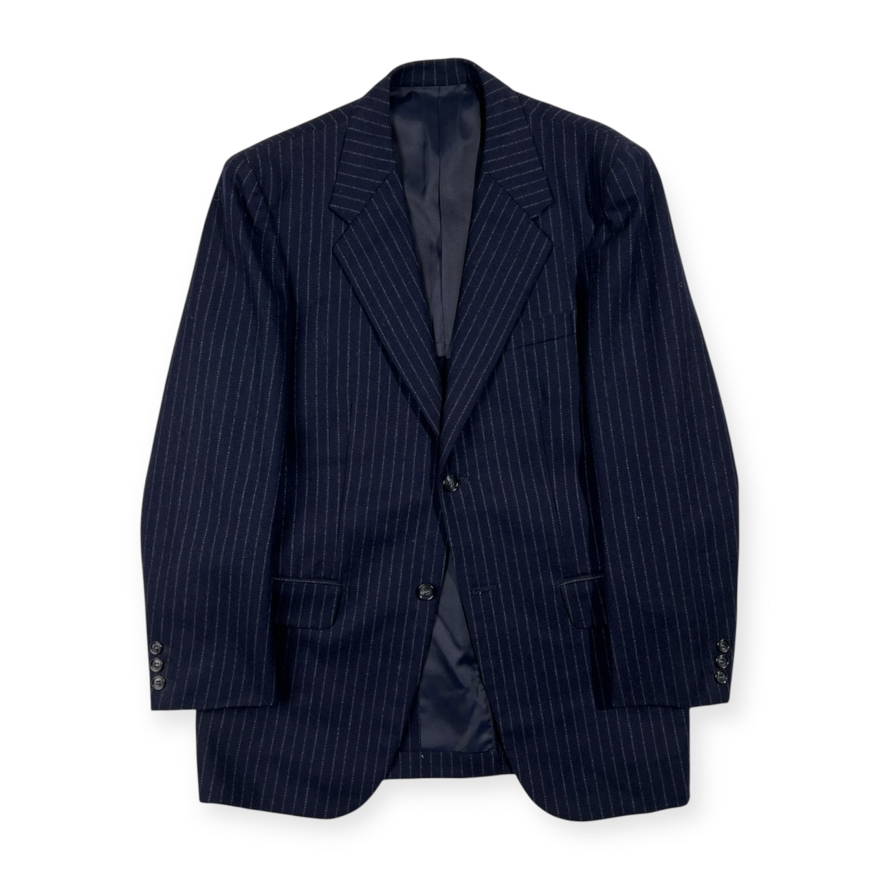 70s Kent ケント VAN JAC ヴァンヂャケット チョークストライプ 2B テーラードジャケット サイズ 95 /ネイビー/ビンテージ