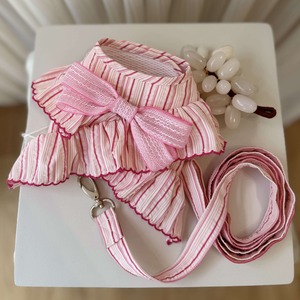 ML/即納【POEME】Raffia Pink Stripe Cool Harness