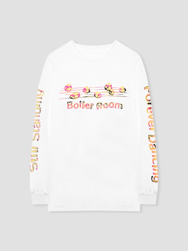 BOILER ROOM | FOREVER DANCING LS T-SHIRT (WHITE)