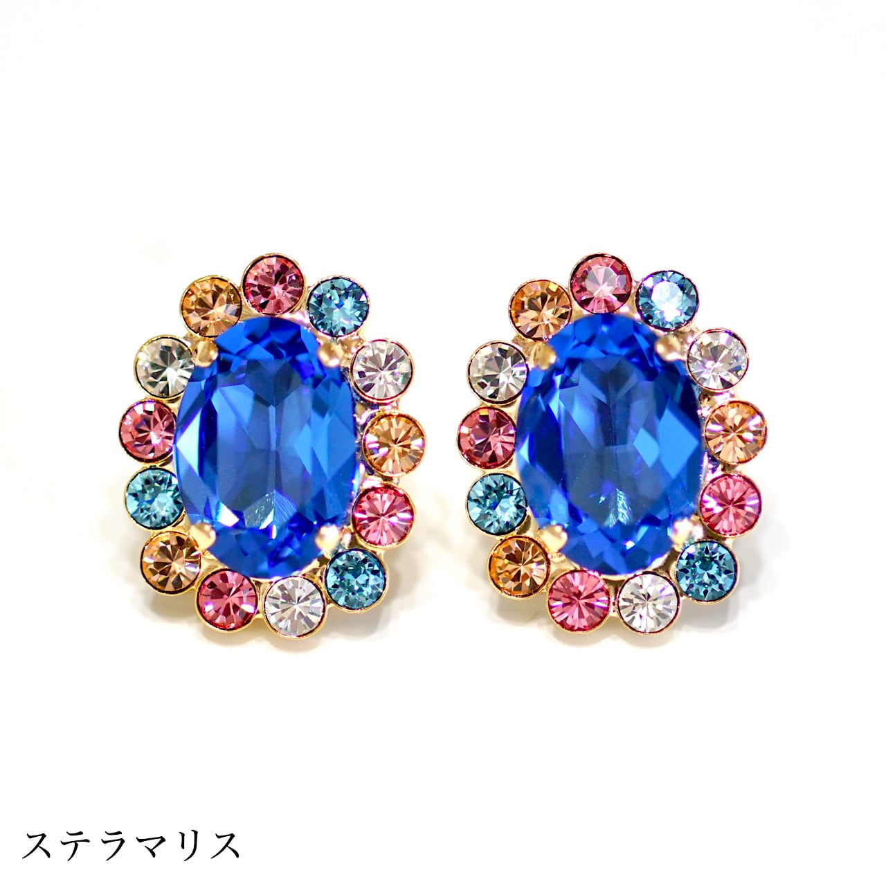 エイプリルキャンディ オーバルピアス | MAKI NUMOTO (マキ ヌモト