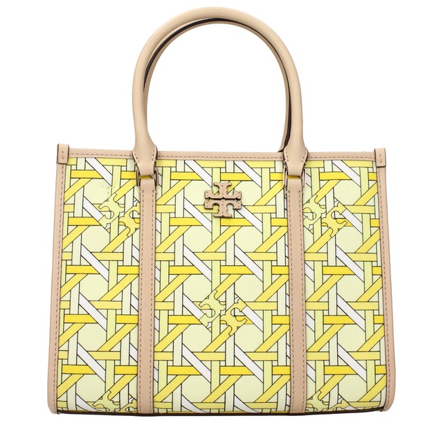TORY BURCH トリーバーチ レディース ハンドバッグ ファブリック イエロー