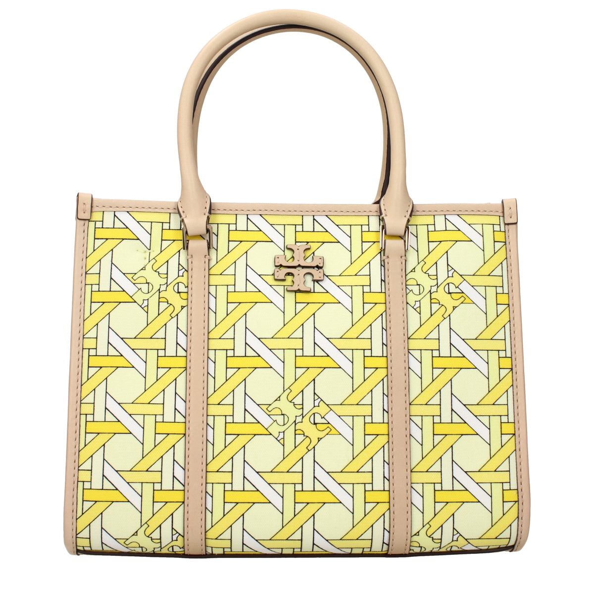 TORY BURCH トリーバーチ レディース ハンドバッグ ファブリック イエロー