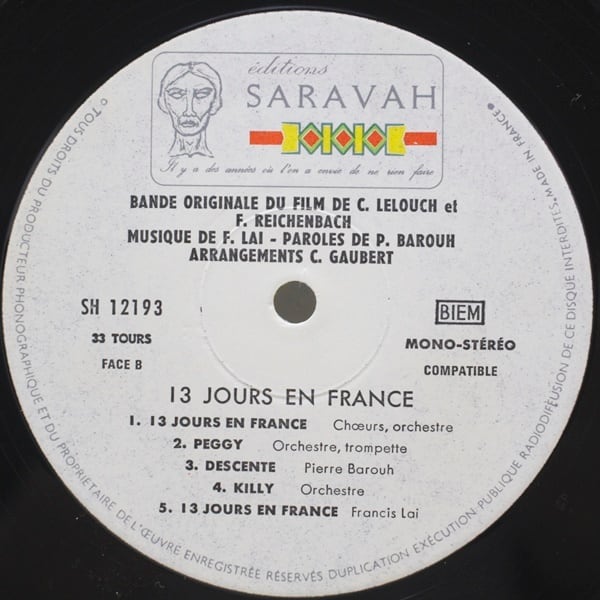 Francis Lai / 13 Jours En France [SH 12193] - 画像4