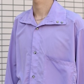 design collar shirt purple